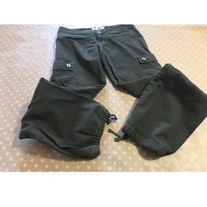 Guess Jeans army green cargo like jeans